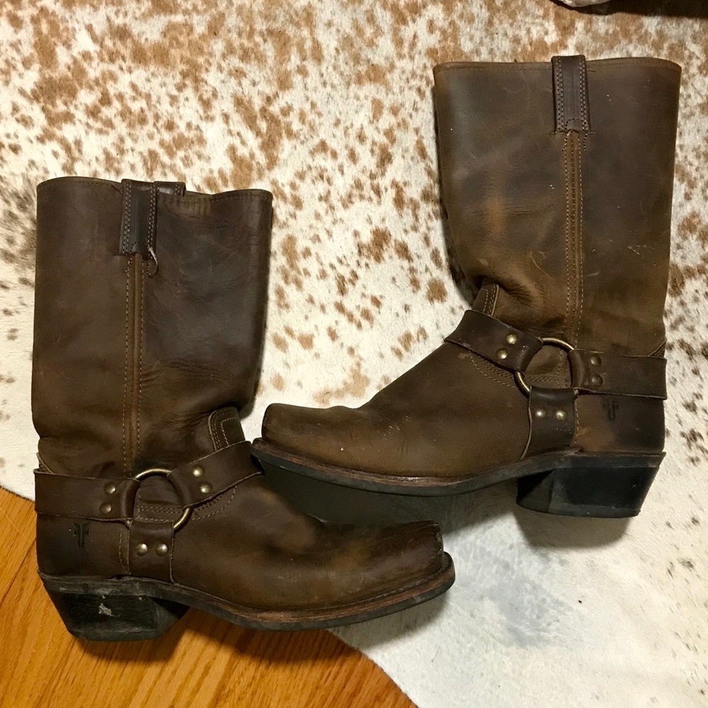 Frye Harness Boots size 9